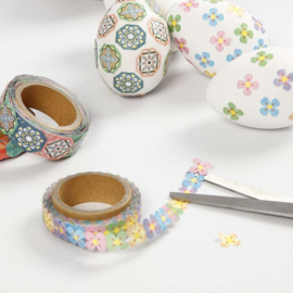 Lace Washi Tape , b: 15 mm, 5m