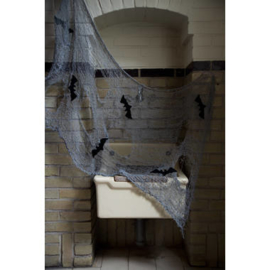 Halloween - Net met Vleermuizen - 150x75cm