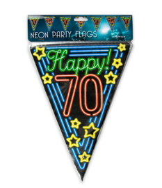Vlaggenlijn Neon Happy 70