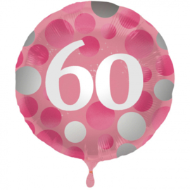 60 Jaar Glossy Pink