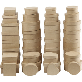 (GrV) Dozen, d: 10-18 cm, h: 5-7,5 cm, 72stuks