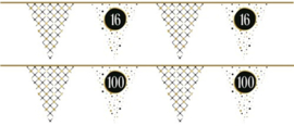 Vlaggenlijn festive gold (Leeftijd: 16 t/m 100)