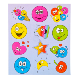 Stickervel Lachende gezicht (smiley)