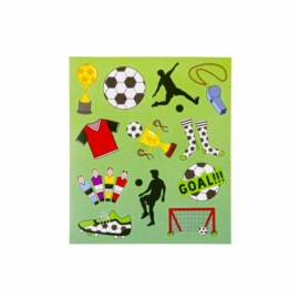 Stickervel Voetbal