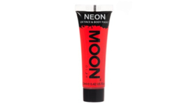 Neon UV face & body paint 12ml intense red