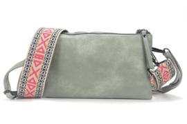 Schoudertasje / crossbody Castel Groen