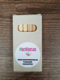 PREMIUM: POTLODEN (6 stuks) KLEUR (Onbedrukt)