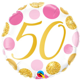 50 Jaar Pink & Gold