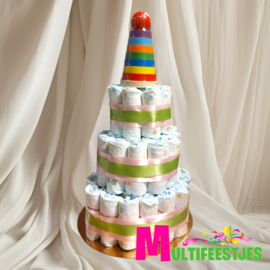 LUIERTAART 1-2-3-4 LAAGS