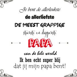 Tegeltje PAPA