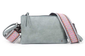 Schoudertasje / crossbody Castel Blauw