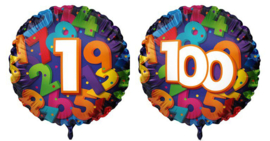 FOLIEBALLON CIJFERS & GETALLEN (1 T/M 100)