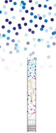BABY BOY Confetti Kanon Shooter Gender Reveal Jongen Blauw - 40cm