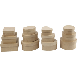 (GrV) Dozen, d: 10-18 cm, h: 5-7,5 cm, 72stuks