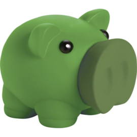 Spaarpot Varken PiggyBank (groen en roze)