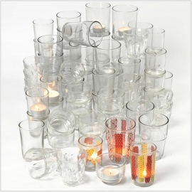 Glas / Waxinelichthouder (72 stuks)