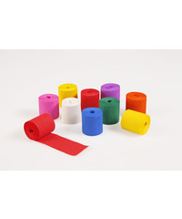 10x Crepepapier 5cm x 10m Gemengd assortiment