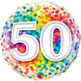 50 Jaar Regenboog Confetti