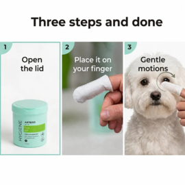 - Artero - Eye Cleaning Dips - Vingerhoedjes - Hond & Kat -