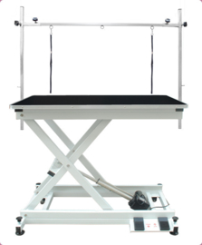 - Elektrische Trimtafel - Extra Laag  - Zwart en Blauw -