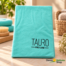 - TAURO - Microfiber Handdoek - Paars & Mint - 2 maten -