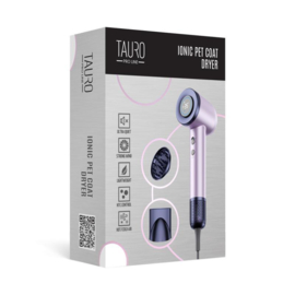 - TAURO Pro Line - Handdroger  met ION Technology - Pink -