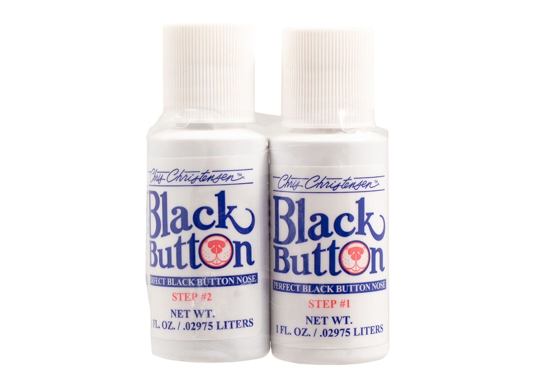 - BLack Button - Neuszwart -