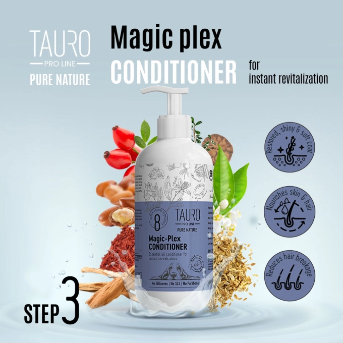 - TAURO Pro Line - Magic Plex Conditioner - Vachtherstellend -