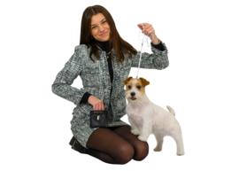 - Show Tech Imitatie lederen Treat Pouch met Clip Card houder -