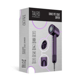 - TAURO Pro Line - Handdroger  met ION Technology - Paars -