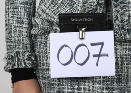 - Show Tech Imitatie lederen Treat Pouch met Clip Card houder -