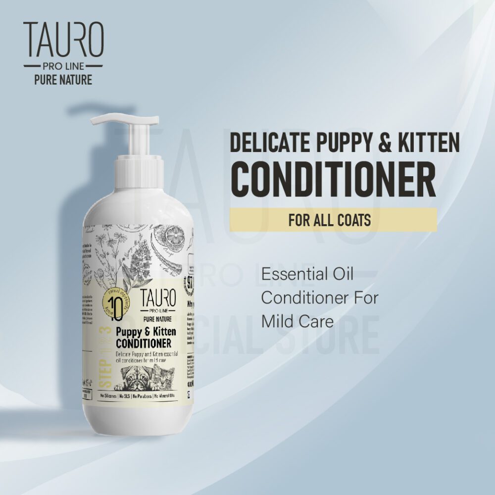 - TAURO Pro Line - Pure Nature -Delicate Puppy & Kitten - Conditioner -