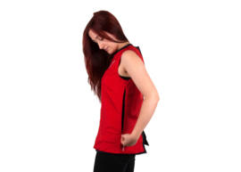 - Tikima Belina Zonder Mouw Rood -