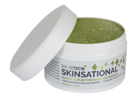 - Show Tech + Skinsational Scrub -