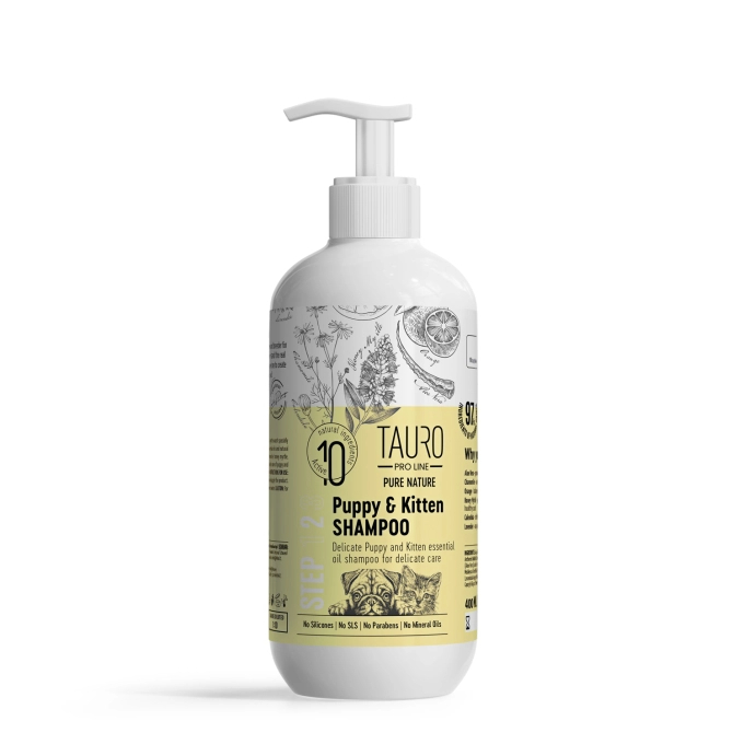 - TAURO Pro Line - PureNature -Delicate Puppy & Kitten - Shampoo -