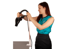 - Handsfree houder voor drogers met klem -