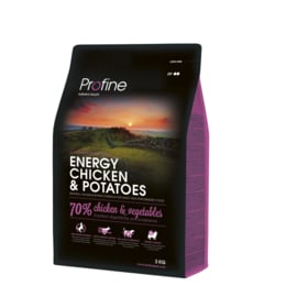 Profine Energy Chicken & Potatoes 15 kg  Nu inclusief: Profine Snack