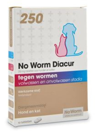 No Worm Diacur 250 Mg 10 tab