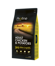 Profine dog Adult Chicken & Potatoes 15 kg  Nu inclusief: Profine Snack
