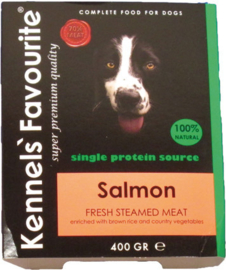 Kennels Favourite Steamed  10 x 395 gr - Salmon