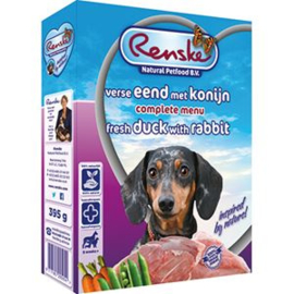 Renske Vers Eend & Konijn & Rijst  	10 x 395 gr