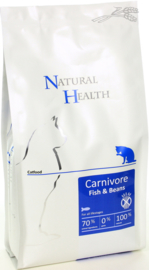 Natural Health Cat Carnivore Fish&Beans 7.5 kg Graanvrij