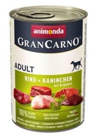 Grancarno Konijn+Kruiden 6 x 800 gr