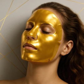 Goudmasker met 24k gold en bio-collageen 3+1 gratis