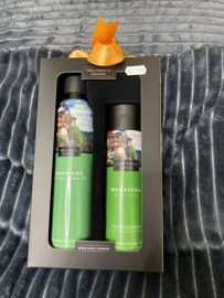 Foaming shower gel + bodylotion