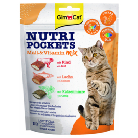 GimCat Nutri Pockets 150 g Malt en vitminen