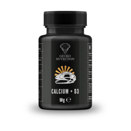 Gecko Nutrition Calcium + D3 50 gram