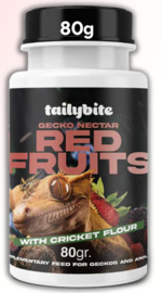 Tailybite Gecko Dieet - Rood Fruit 80 gram