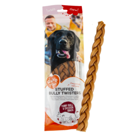 Chew! gevulde bully twisters bruin 3 stuks 25,4 cm