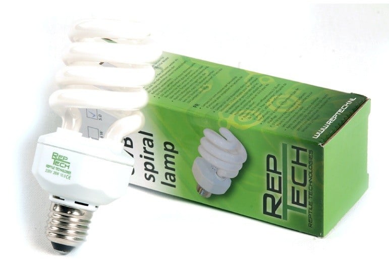 Reptech Spiral Lamp 26 watt 10.0 UVB LS026.10 | UV Verlichting | Happy-Reptiles